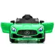 Elektrinis žalias automobilis Mercedes AMG GT R