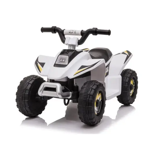 Baterijomis maitinamas baltas keturratis XMX612 Elektrinės mašinėlės vaikams