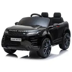 Juodas akumuliatorinis automobilis Range Rover Evoque