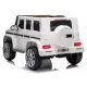 Akumuliatorinis baltas automobilis Mercedes G500