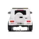 Akumuliatorinis baltas automobilis Mercedes G500