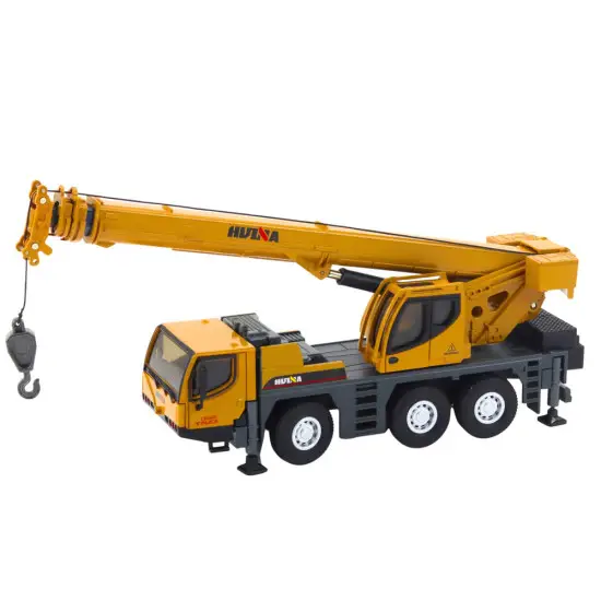 Autokrane Huina Crane Construction Vehicle Movable Metal Parts 1:50 Žaisliniai automobiliai