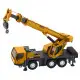 Autokrane Huina Crane Construction Vehicle Movable Metal Parts 1:50 Žaisliniai automobiliai