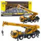 Autokrane Huina Crane Construction Vehicle Movable Metal Parts 1:50 Žaisliniai automobiliai