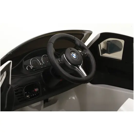 Baltas BMW X6 elektrinis automobilis Elektrinės mašinėlės vaikams