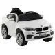 Baltas BMW X6 elektrinis automobilis