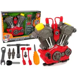 Surenkamas automobilio variklis mažajam mechanikui