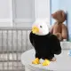 Plush Eagle Bird Plush Toy Mascot Cuddly Toy Black and White 25cm Pliušiniai žaislai