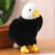 Plush Eagle Bird Plush Toy Mascot Cuddly Toy Black and White 25cm Pliušiniai žaislai