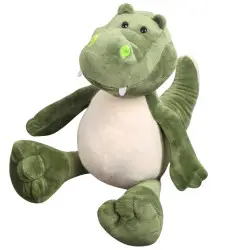 Pliušinis žalias krokodilas