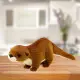 Plush Mascot Cuddly Toy Otter White Brown 50cm Pliušiniai žaislai