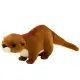 Plush Mascot Cuddly Toy Otter White Brown 50cm Pliušiniai žaislai