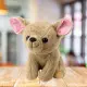 Plush Mascot Cuddly Toy Small Dog Chihuahua Beige 22cm Pliušiniai žaislai