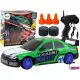 Nuotoliniu būdu valdomas sportinis automobilis R/C 1:24 Žalia keičiami ratai Radijo bangomis valdomi žaislai