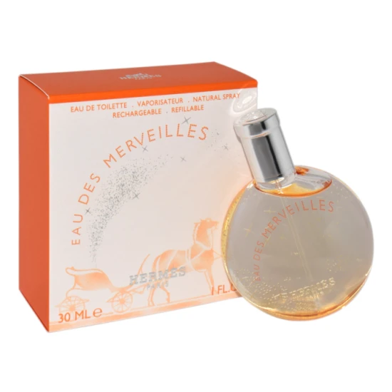 Hermes Eau Des Merveiless Edt 30ml Refillable Tualetinis vanduo (EDT) Hermes