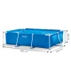 Didelis baseinas su rėmu 2,6 × 1,6 m