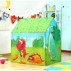 Vaikiška žaidimų palapinė Dinozaurų namai