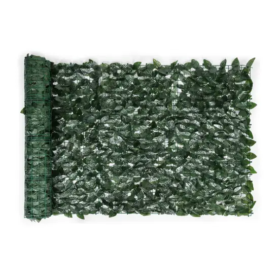 Dirbtinė žalia balkono/sodo gebenės gyvatvorė 300 x 100 cm
