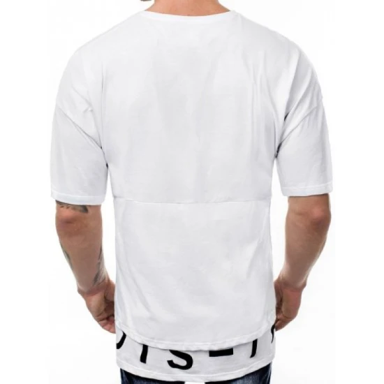 Akcija: Balti vyriški marškinėliai Tatoo B/8151