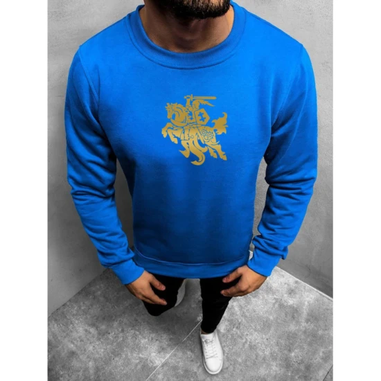 Akcija Mėlynos spalvos džemperis Vytis (auksinis) 2001-10