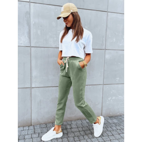 Žalios laisvalaikio kelnės Astro Kelnės