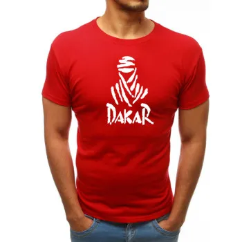 Красная мужская футболка Dakar