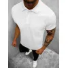 Miesten valkoinen poolopaita Casual JS/8T80/1