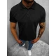 Vyriški juodi polo marškinėliai Casual JS/8T80/3