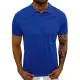 Vyriški mėlyni polo marškinėliai Casual JS/8T80/65