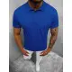 Vyriški mėlyni polo marškinėliai Casual JS/8T80/65