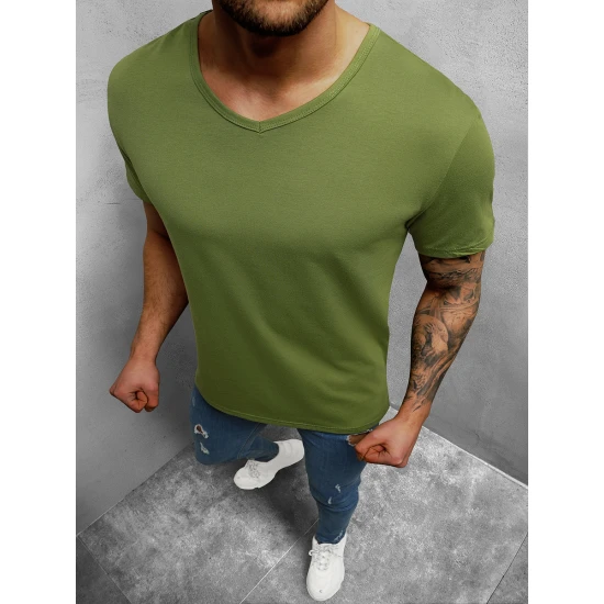 Vyriški chaki spalvos marškinėliai Dimel JS/712007