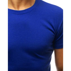 Ryškiai mėlyni vyriški marškinėliai Lika