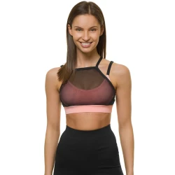 Sportinė juoda/rožinė liemenėlė dian