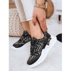 Moteriški juodos spalvos laisvalaikio batai Tega