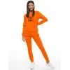 Moteriškas oranžinis džemperis MAMA JS/W01