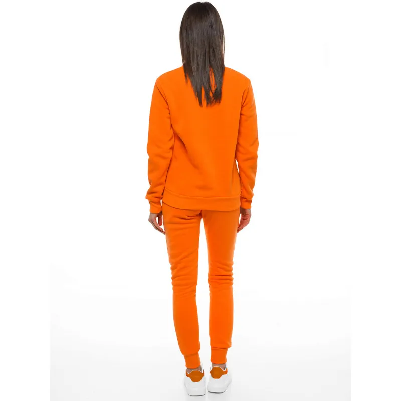 Moteriškas oranžinis džemperis MAMA JS/W01