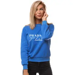 Moteriškas mėlynas džemperis Prada