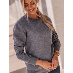 Moteriškas tamsiai pilkas džemperis plonas Kober