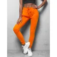 Women's orange casual trousers Flor