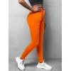 Women's orange casual trousers Flor JS/CK01