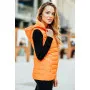 Caramel vest with hood Dzil