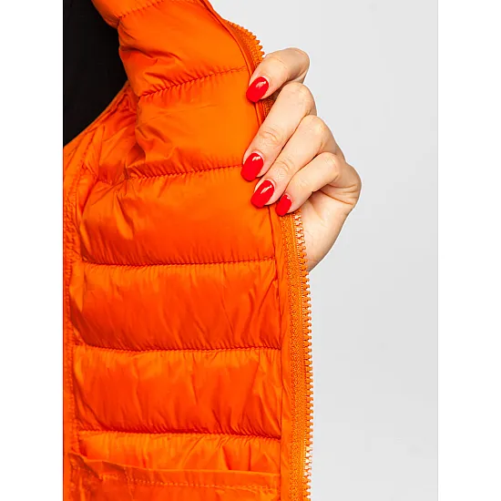 Caramel vest with hood Dzil JS/M23039