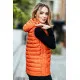 Caramel vest with hood Dzil JS/M23039