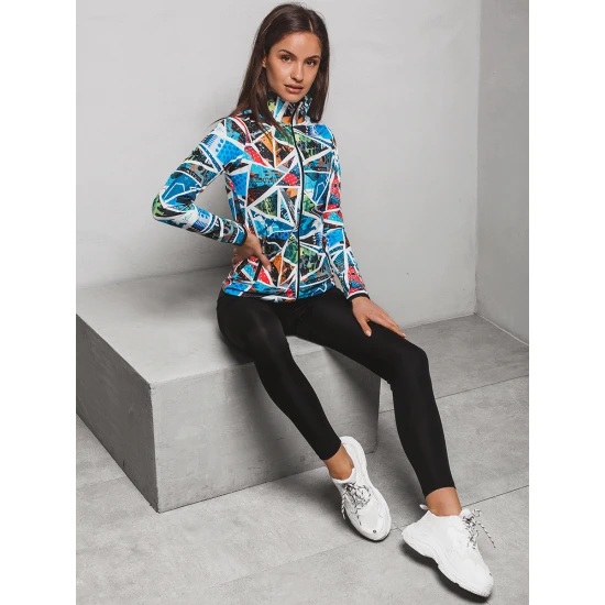 Akcija Moteriškas dvejų dalių sportinis kostiumas pilkos spalvos Zora O/22095