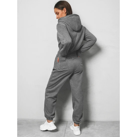 Tamsiai pilkas moteriškas džemperis Emi Džemperiai