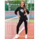 Moteriškas juodas sportinis komplektas Vytis