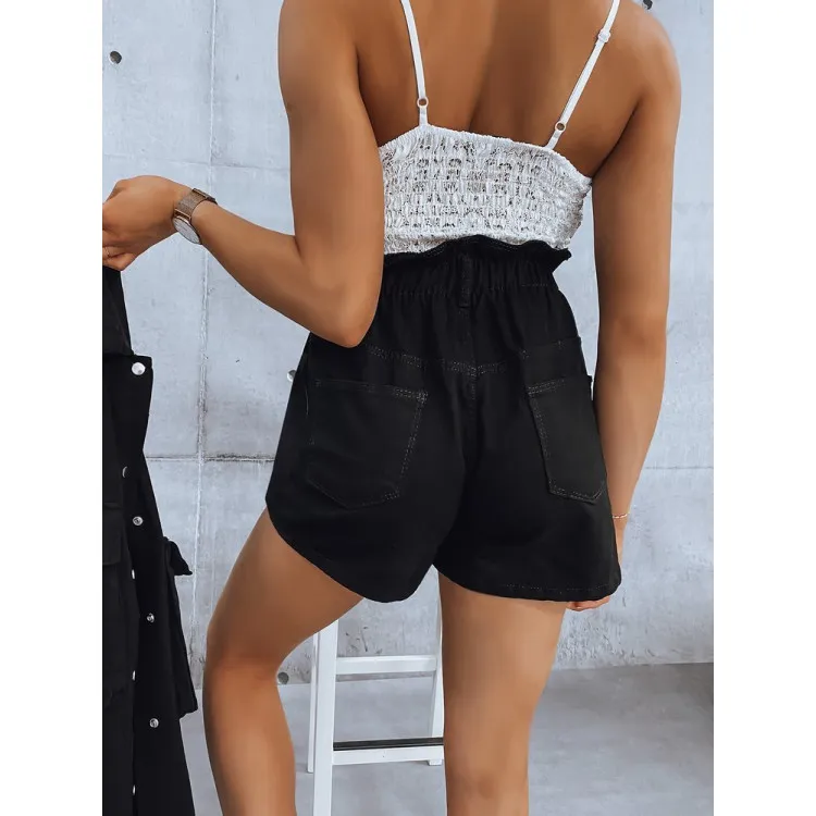 Womens black shorts Orel SY0227