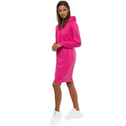 Moteriška rožinė suknelė su gobtuvu Margaret