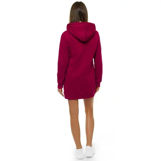 Moteriška bordo suknelė su gobtuvu Megan JS/YS10003/21