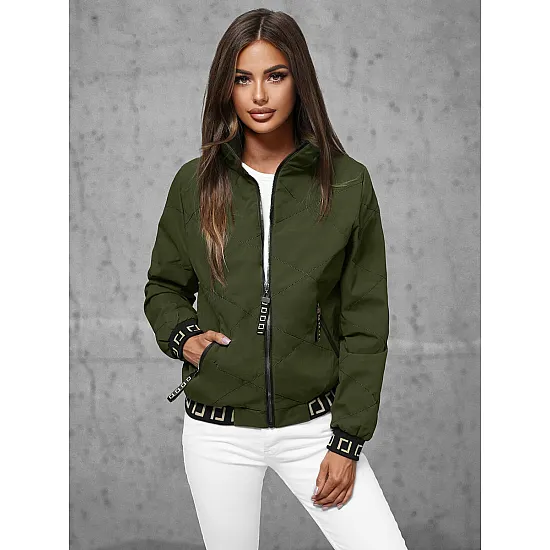 Zielona kurtka khaki Sanar JS/5M3161/136